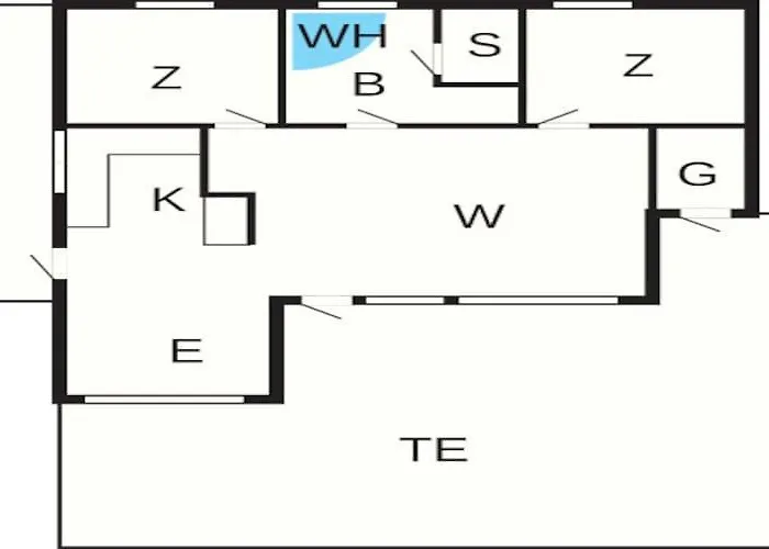 6 Person In Ringkobing-by Traum بيت للعطل